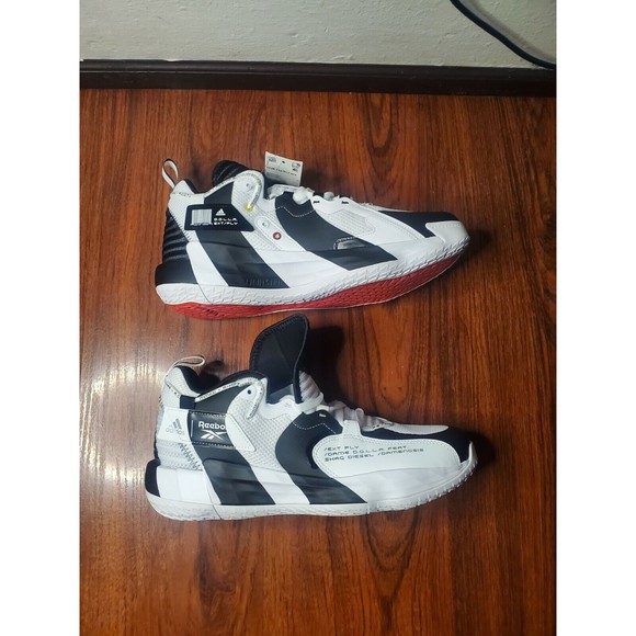 New Adidas x Reebook DAME 7 EXT PLY Damenosis Size 10.5 H00427 Black White Shaq main image 10